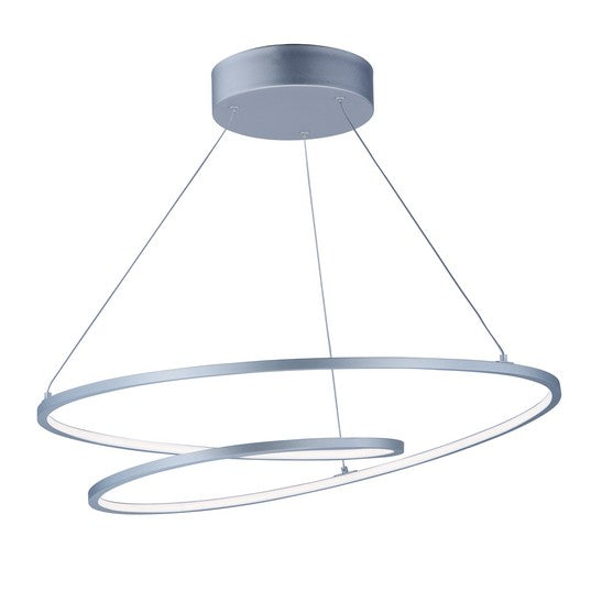 25" Signature LED Pendant, 5,390 Lumens, 77W, 120V, 3000K, Black Finish