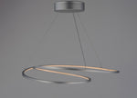 25" Signature LED Pendant, 5,390 Lumens, 77W, 120V, 3000K, Black Finish