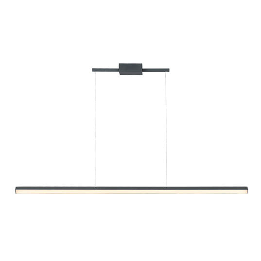 48" Hover LED Pendant, 1,400 Lumens, 20W, 120-277V, 3000K, Black Finish