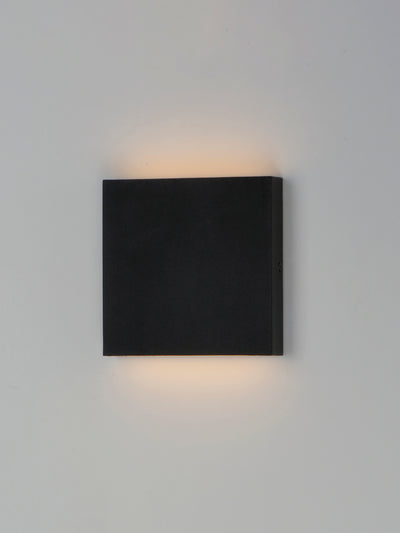 BRIK 4.75" LED Outdoor Wall Sconce, 640 Lumens, 8W, 3000K CCT, 120V, Black or White Finish
