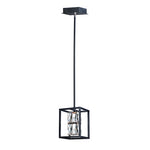 Zephyr 1-Light LED Pendant, 715 Lumens, 6.5W, 3000K CCT, 120V, Black Finish