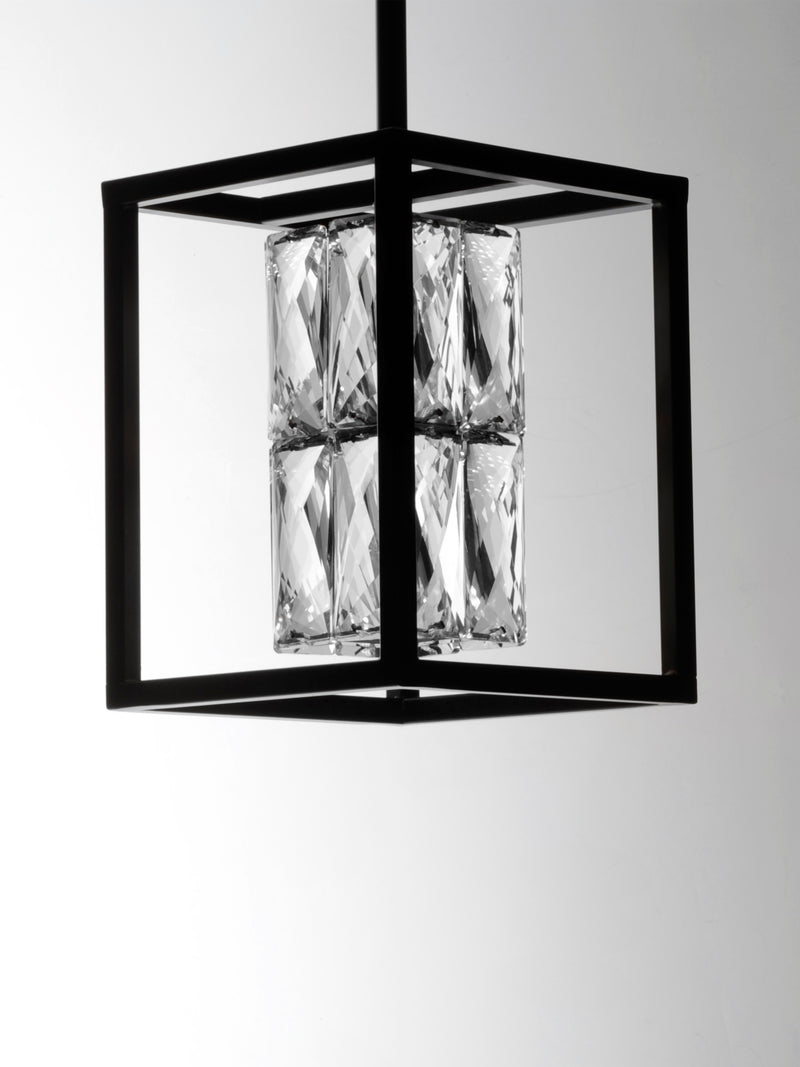 Zephyr 1-Light LED Pendant, 715 Lumens, 6.5W, 3000K CCT, 120V, Black Finish