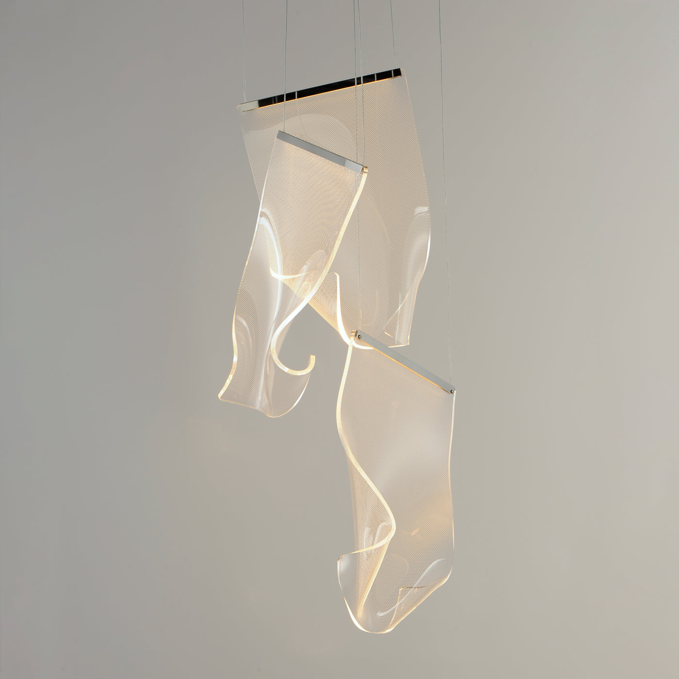 Rinkle 3-Light LED Multi-Pendant, 800 Lumens, 9W, 3000K CCT, Polished Chrome, French Gold or Brushed Gunmetal Finish