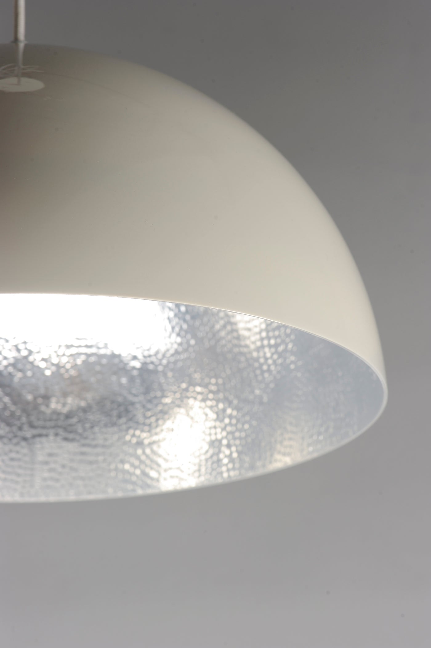 Hemisphere LED Pendant, 2,900 Lumens, 30W, 3000K CCT, 120-277V, Gloss Black or Gloss White Finish