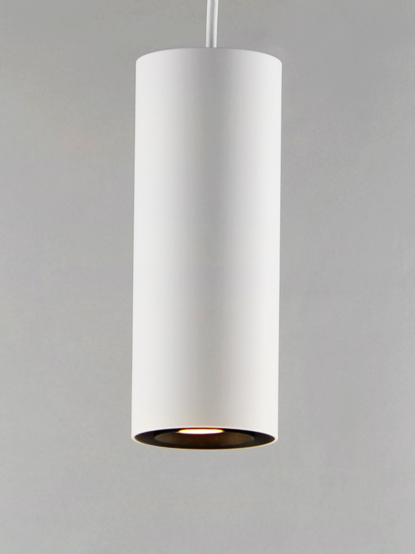 Dwell 1-Light LED Pendant, 490 Lumens, 7W, 3000K CCT, 120V, White Finish