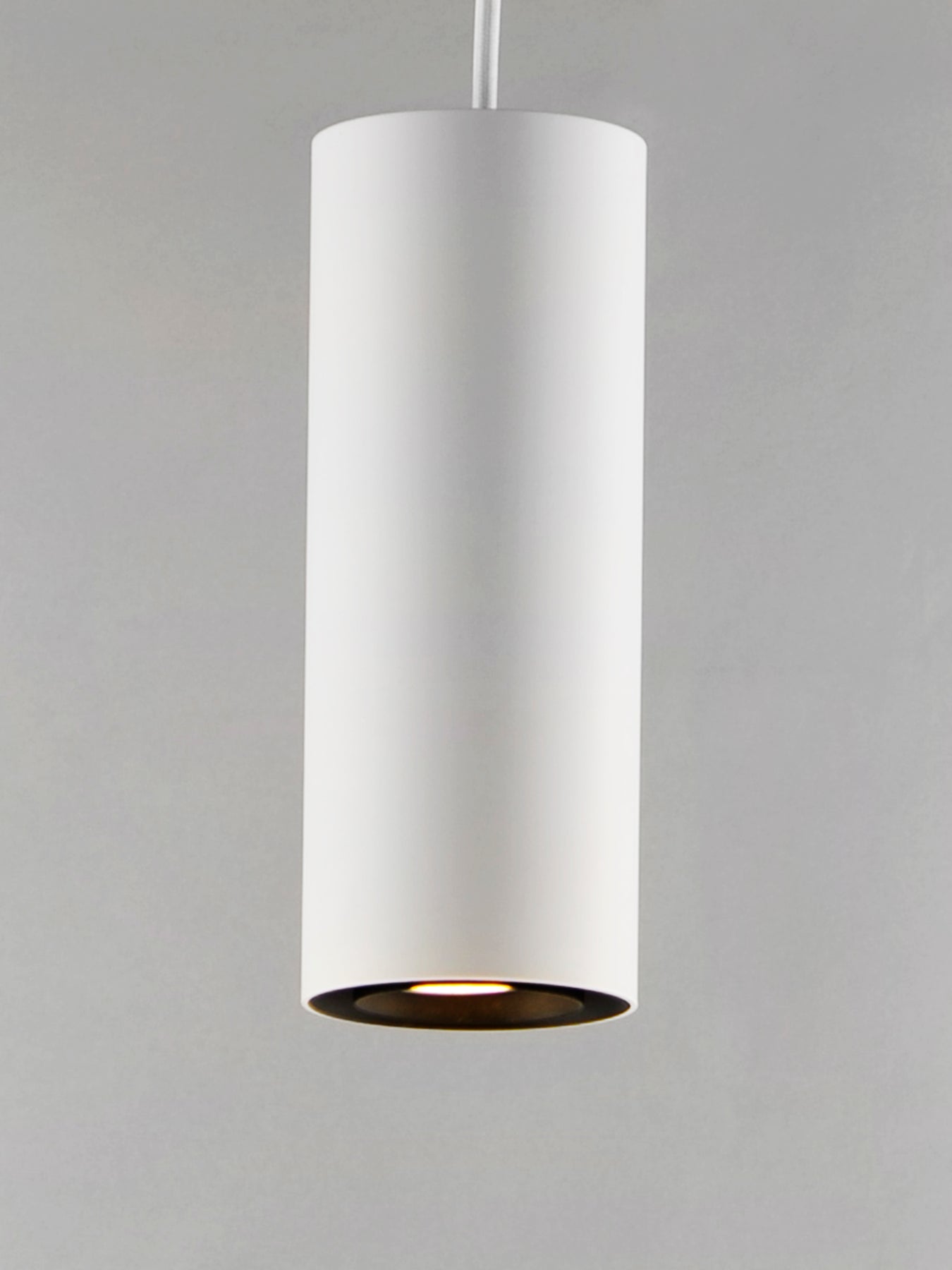 Dwell 1-Light LED Pendant, 490 Lumens, 7W, 3000K CCT, 120V, White Finish