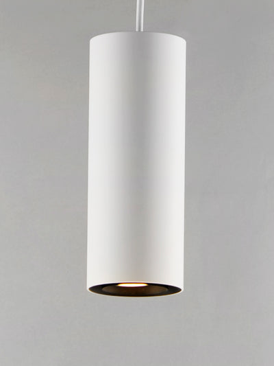 Dwell 1-Light LED Pendant, 490 Lumens, 7W, 3000K CCT, 120V, White Finish
