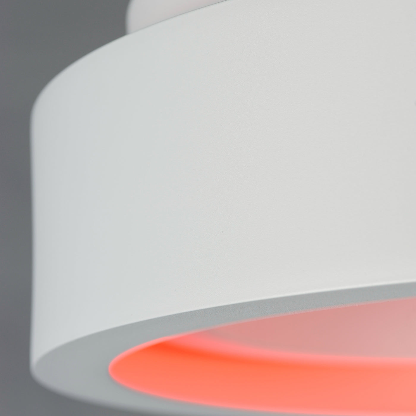 iCorona WiZ 18" LED Surface Mount RGBTWK Ceiling Smart Light, 2400 Lumens, 36W, 120-277V, Matte White Finish