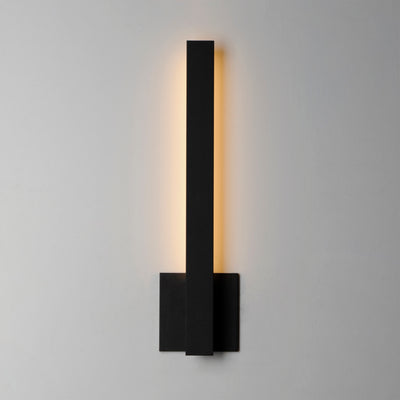 18" Alumilux LED Outdoor Wall Sconce, 900 Lumens, 9W, 3000K CCT, 120V, Black or Architectural Bronze Finish