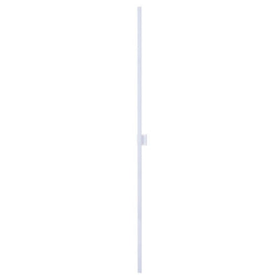 96" Alumilux LED Outdoor Wall Sconce, 5,800 Lumens, 60W, 3000K CCT, 120V, Black, White, Bronze, or Satin Aluminum Finish