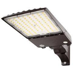 LED Area Light, 25,500 Lumen Max, Wattage and CCT Selectable, Type 3 Optics,120-277V, Bronze