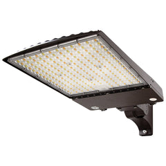 LED Area Light, 51,000 Lumens Max, Wattage and CCT Selectable, Type 3 Optics, 0-10V Dimmable, Bronze Housing, 120-277V
