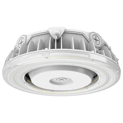 LED Round Canopy Light, Wattage and CCT Selectable, 16,500 Lumens Max, 120-277V, White or Bronze Finish