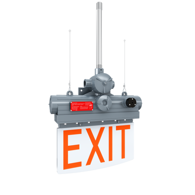 Explosion Proof Edge Lit LED Exit Sign, 5W, 100-277V