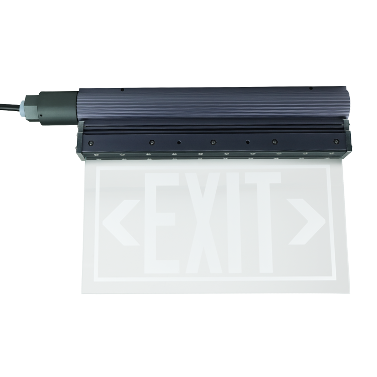 Led Exit Strip Explosion Proof Edge Lit LED Exit Sign, Class 1 Division 2, 5W, Green ...