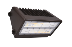LED Full Cutoff Wall Pack, 17,400 Lumen Max, Wattage and CCT Selectable, Integrated Photocell, 120-277V