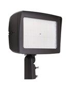 LED Flood Light, 48,000 Lumen Max, Wattage, CCT and Optic Selectable, Integrated Photocell, 120-277V