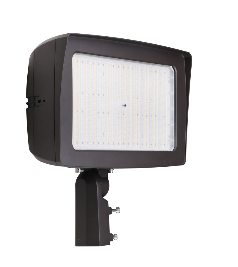 LED Flood Light, 48,000 Lumen Max, Wattage, CCT and Optic Selectable, Integrated Photocell, 120-277V