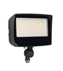 LED Flood Light, 9000 Lumen Max, Wattage, CCT and Optic Selectable, Integrated Photocell, 120-277V