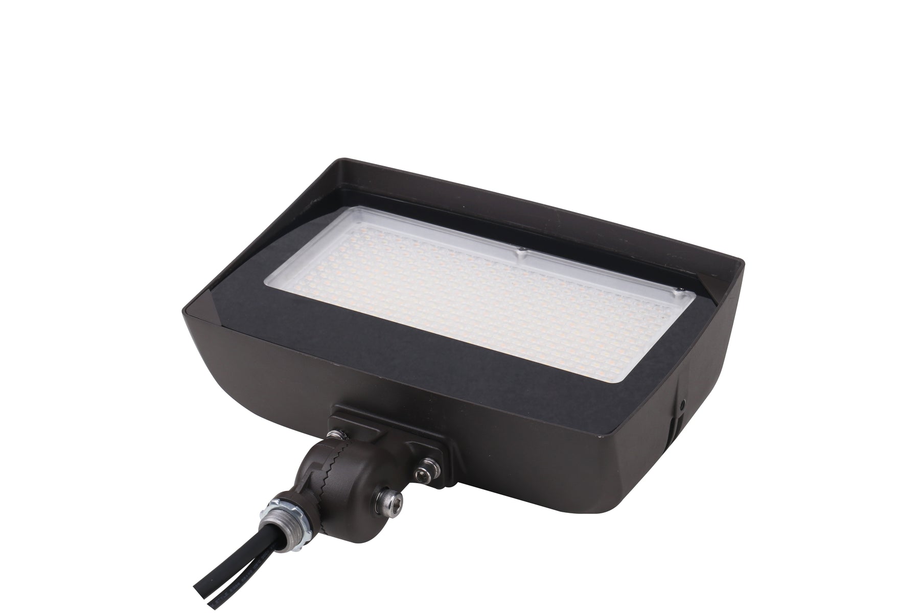 LED Flood Light, 9000 Lumen Max, Wattage, CCT and Optic Selectable, Integrated Photocell, 120-277V
