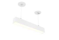 2 FT LED Linear Fixture G2, 2200 Lumen Max, 20W, CCT Selectable, 120-277V, White Finish