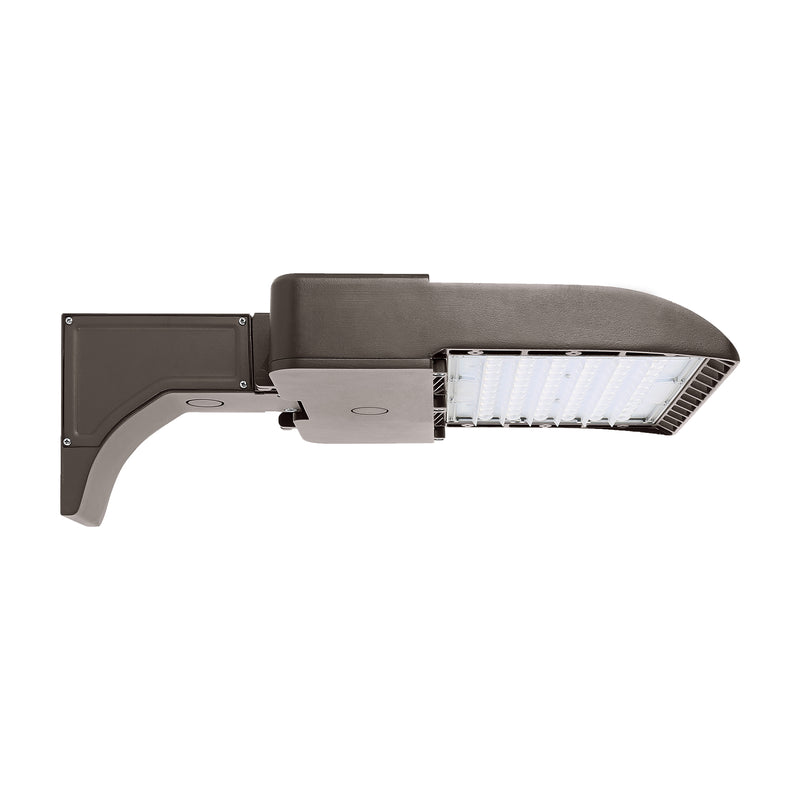 LED Area Light, 14,200 Lumens, 100W, 5000K, Type 3, 120-277V, Arm, Slip Fitter and Wall Mount Options