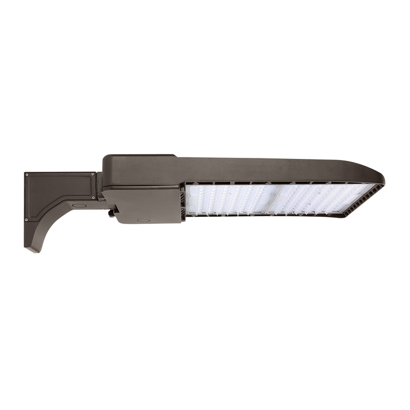 LED Area Light, 42,500 Lumens, 300W, 5000K, Type 3, 120-277V, Arm, Slip Fitter and Wall Mount Options