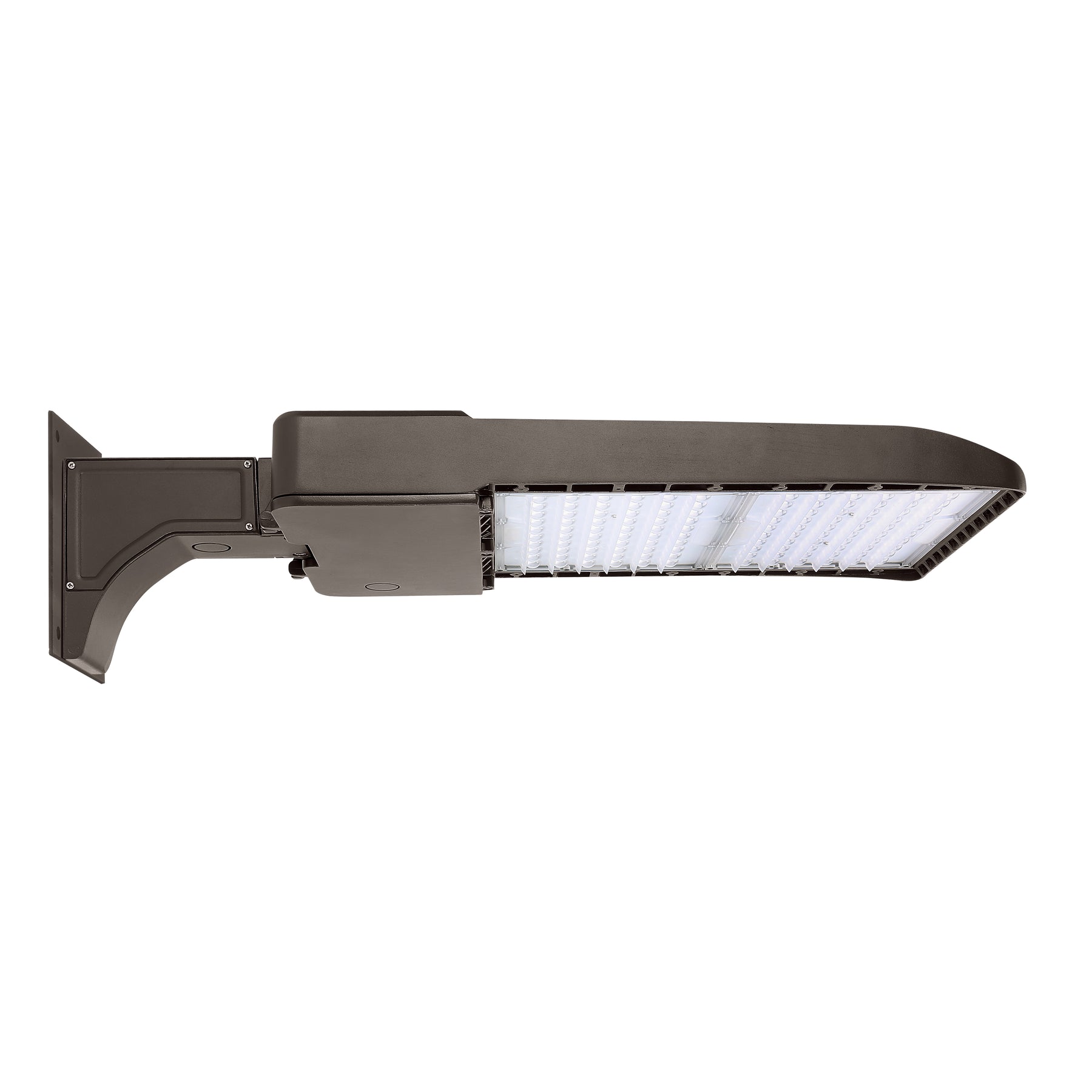 LED Area Light, 42,500 Lumens, 300W, 5000K, Type 3, 120-277V, Arm, Slip Fitter and Wall Mount Options
