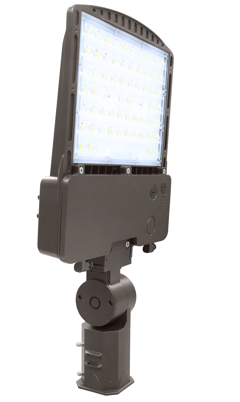 LED Area Light, 14,500 Lumens, Wattage and CCT Selectable, Type 3, 120-277V or 347-480V, Mount Options