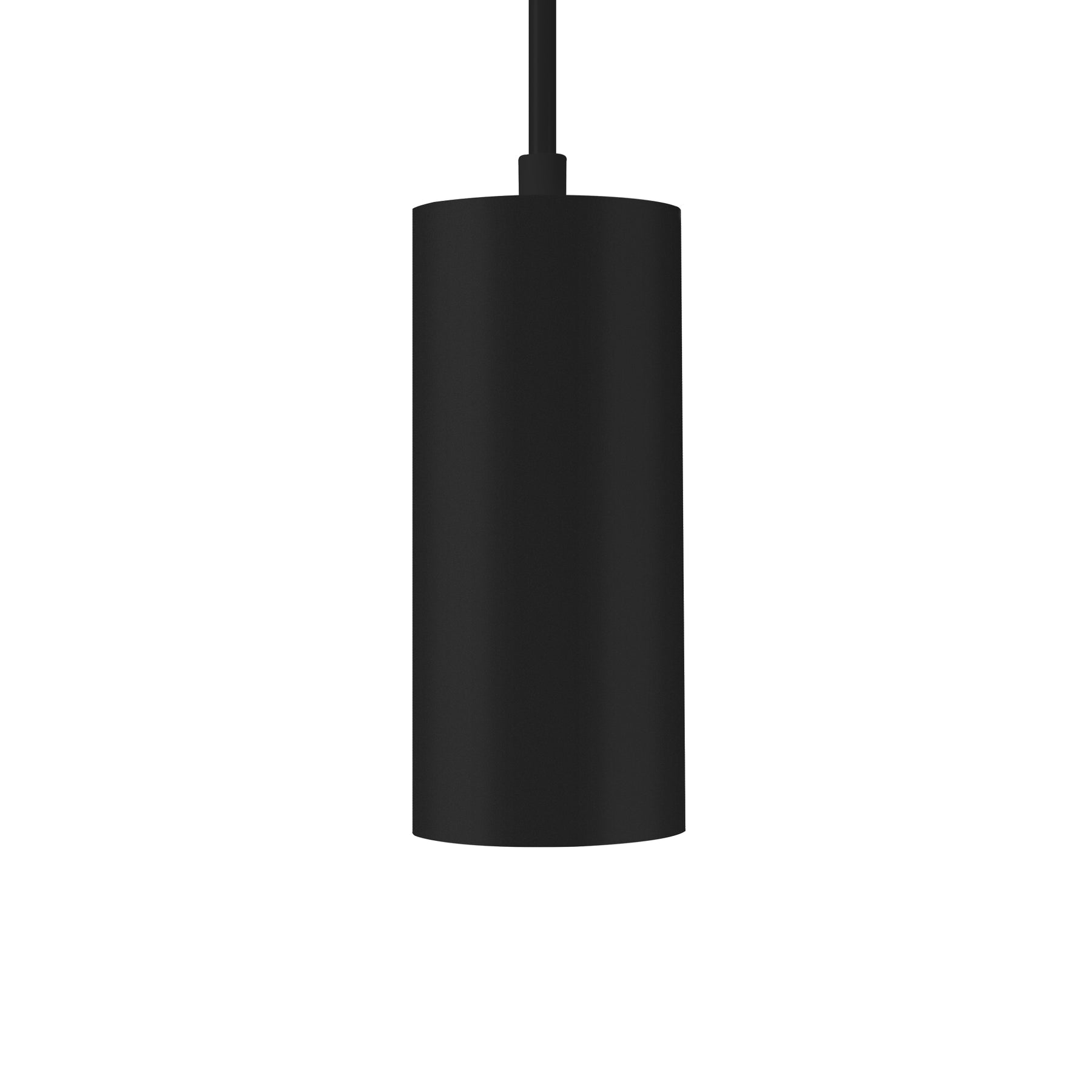 black 4 inch led cylinder light with mount