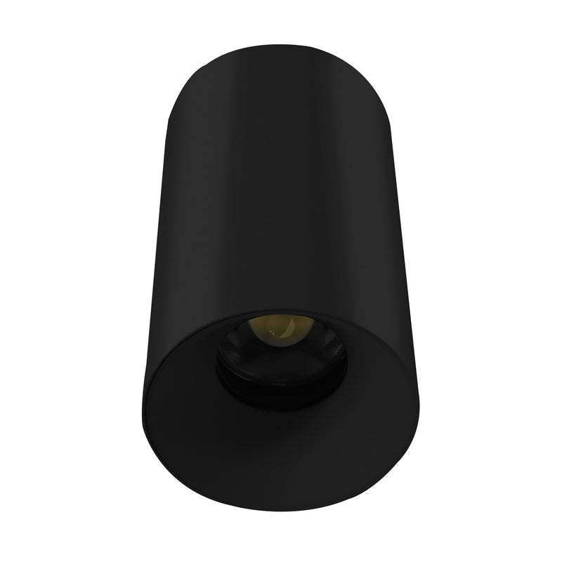 black 6 inch led cylinder light