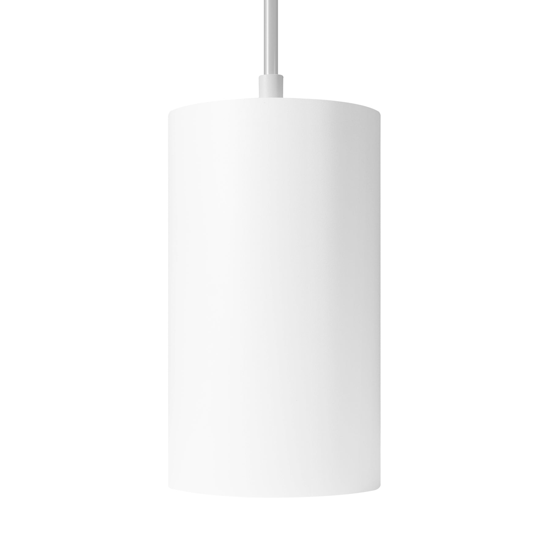 white 6 inch led cylinder light with mount