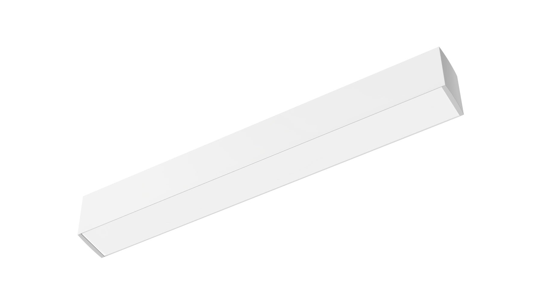 2FT LED Up/Down Suspended Linear Light, 2700 Lumen Max, Wattage and CCT Selectable, 120-277V, Black or White Finish