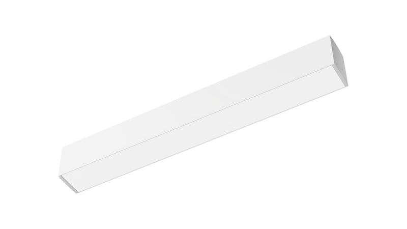 2FT LED Up/Down Suspended Linear Light, 2700 Lumen Max, Wattage and CCT Selectable, 120-277V, Black or White Finish