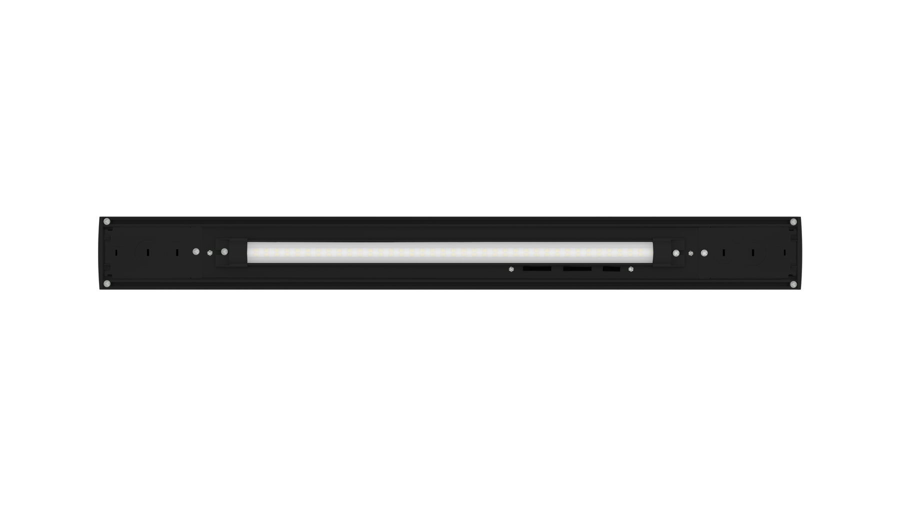 2FT LED Up/Down Suspended Linear Light, 2700 Lumen Max, Wattage and CCT Selectable, 120-277V, Black or White Finish
