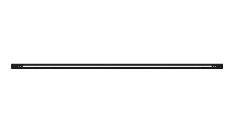 8FT LED Up/Down Suspended Linear Light, 10,800 Lumen Max, Wattage and CCT Selectable, 120-277V, Black or White Finish