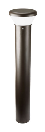 LED Bollard Light, 3200 Lumen Max, Wattage and CCT Selectable, 120-277V, Dark Bronze, White or Black