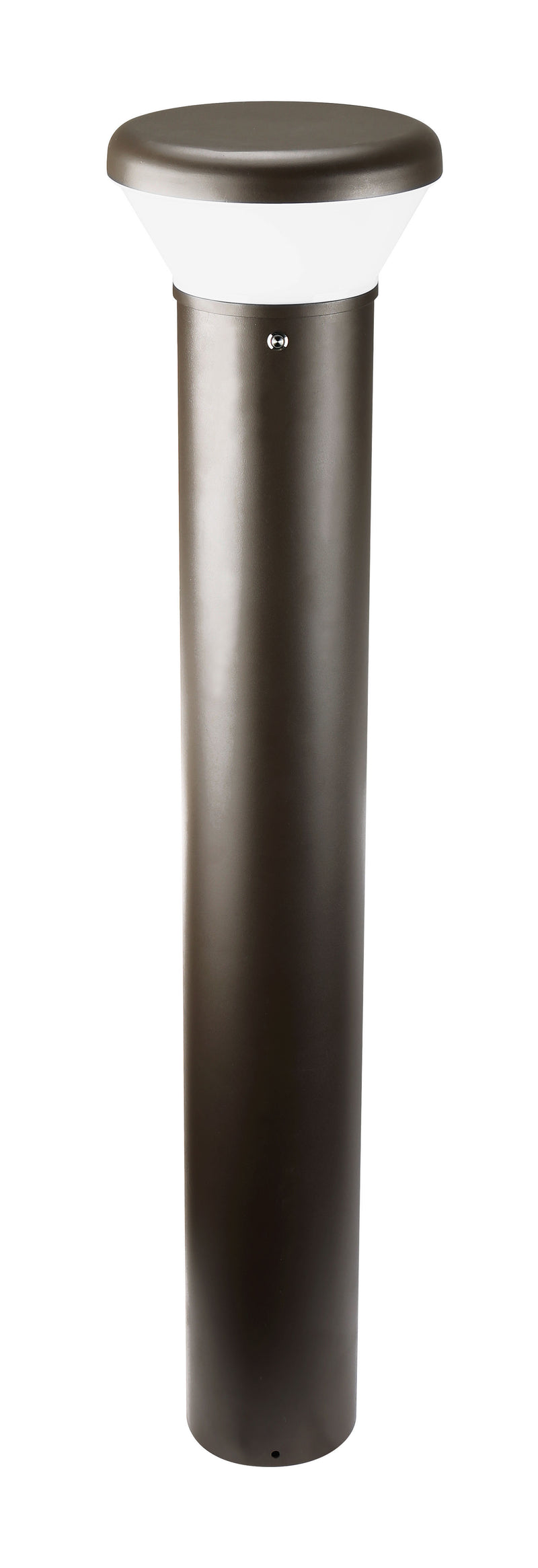 LED Bollard Light, 3200 Lumen Max, Wattage and CCT Selectable, 120-277V, Dark Bronze, White or Black