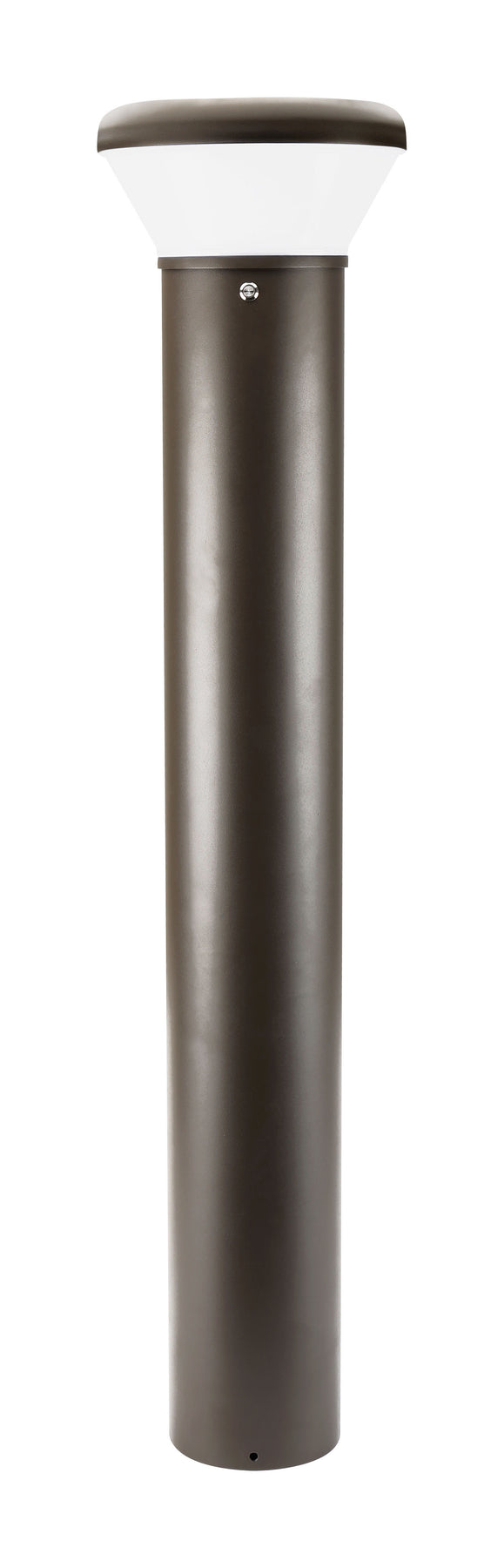 LED Bollard Light, 3200 Lumen Max, Wattage and CCT Selectable, 120-277V, Dark Bronze, White or Black