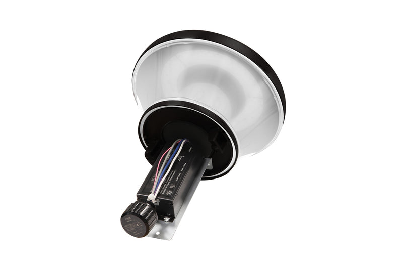 LED Bollard Light, 3200 Lumen Max, Wattage and CCT Selectable, 120-277V, Dark Bronze, White or Black