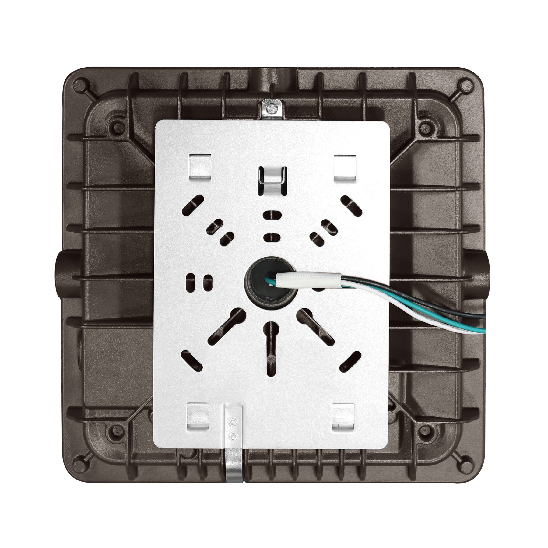 LED Canopy Light, 8000 Lumen Max, Wattage and CCT Selectable, 120-277V