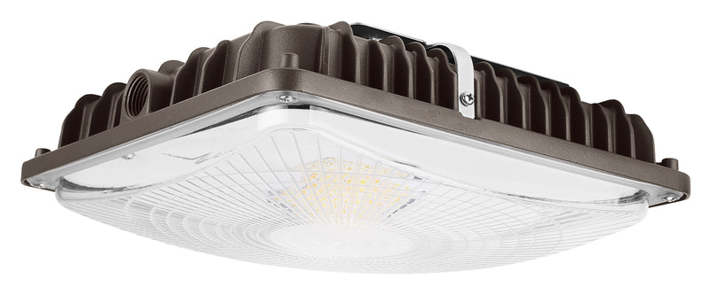 LED Canopy Light, 8000 Lumen Max, Wattage and CCT Selectable, 120-277V