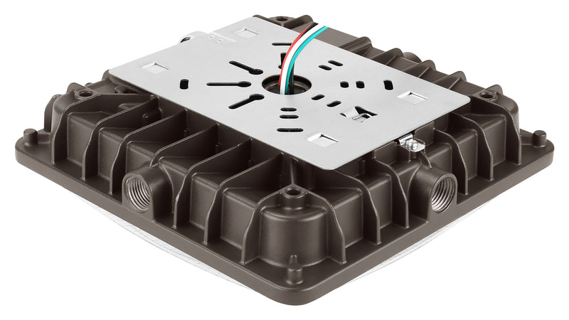 LED Canopy Light, 8000 Lumen Max, Wattage and CCT Selectable, 120-277V