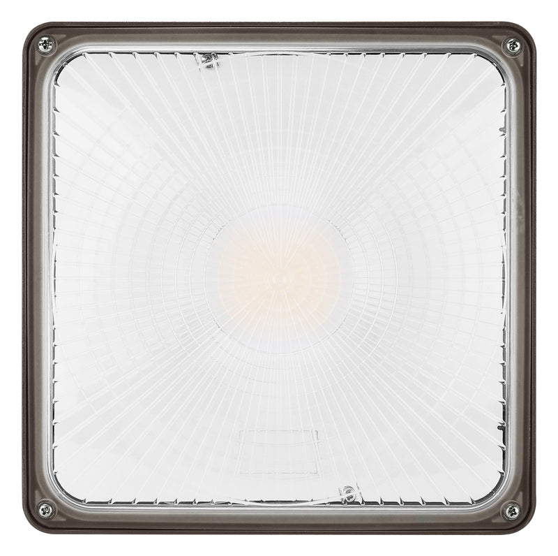 LED Canopy Light, 8000 Lumen Max, Wattage and CCT Selectable, 120-277V