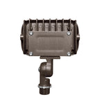 Metallic floodlight on a white background