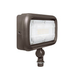 Brown outdoor flood light on a white background