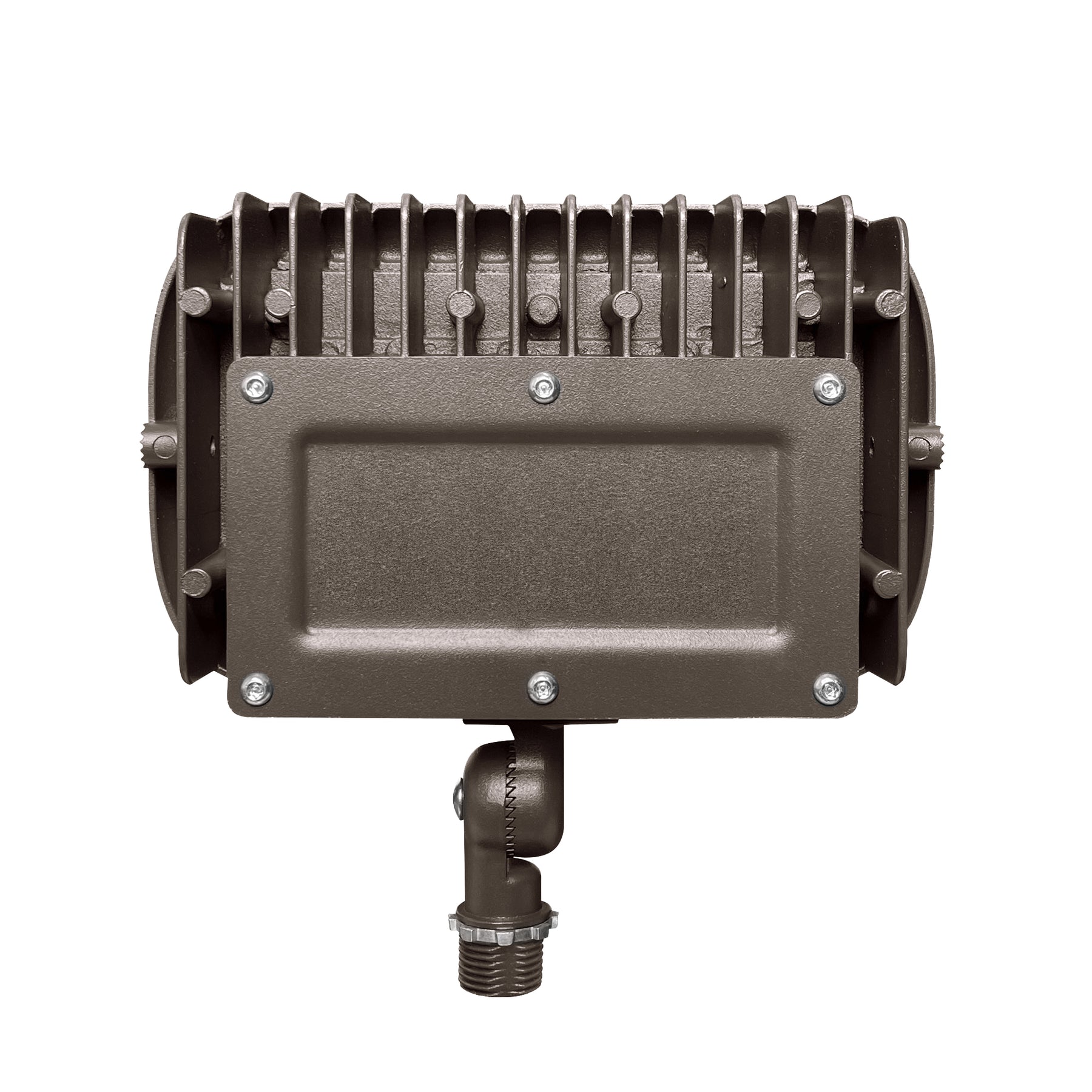 Industrial metal component on a white background