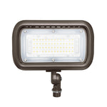 LED flood light on a white background