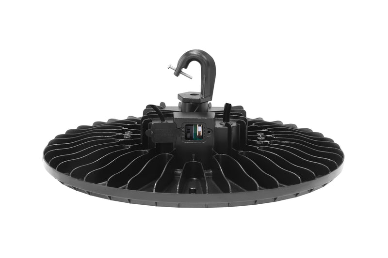 LED UFO High Bay, 200W, 30000 Lumens, CCT Selectable, 120-277V, Black Finish