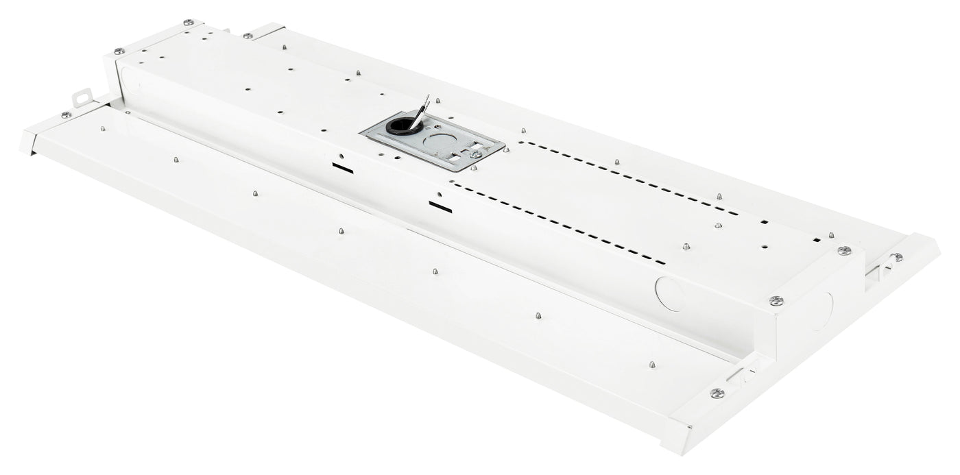 6PK 2FT Low Profile Bluetooth Linear High Bay, 90W/130W/180W/210W Selectable, 30,000 Lumens, 120-277V, CCT Selectable 4000K/5000K